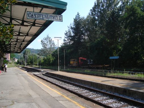 La stazione ferroviaria di Castelnuovo Garfagnana