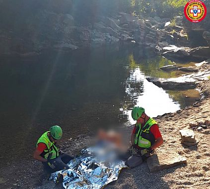 Le operazioni di soccorso a Roccastrada