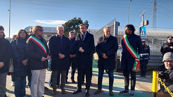 La commemorazione. Al centro Giani e Mazzeo