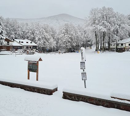 Neve di Pasqua sull'Amiata