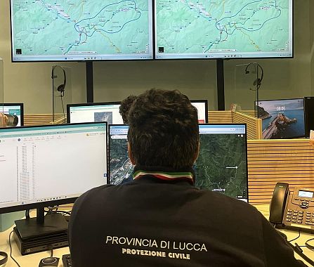 La protezione civile monitora la situazione