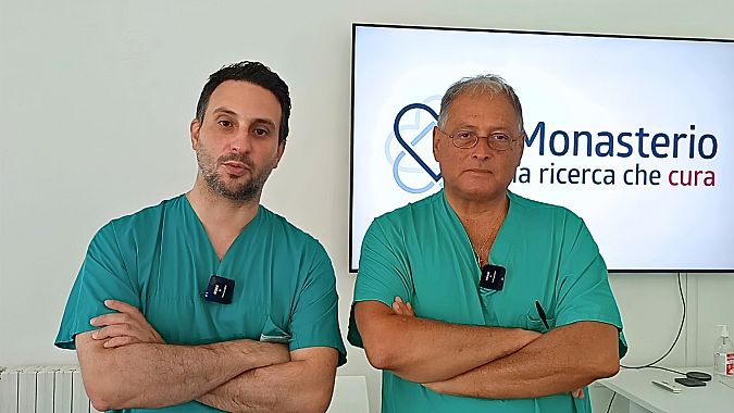 Da sinistra i dottori Giugno e Santoro