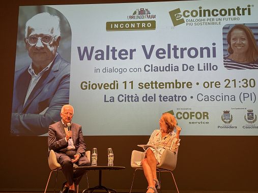 Walter Veltroni e Claudia De Lillo