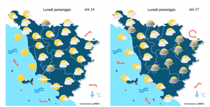 mappa meteo