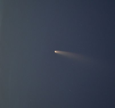 La cometa Neowise (foto di Filippo Valacchi)