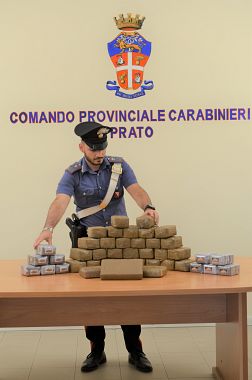 La droga sequestrata