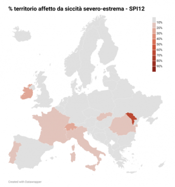 mappa siccità