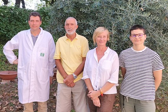 Da sinistra: Luca Incrocci, Alberto Pardossi, Giulia Carmassi e Martina Puccinelli