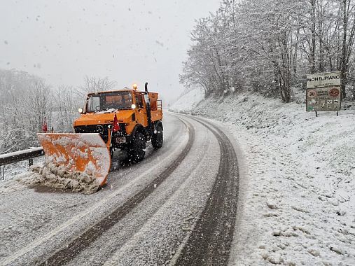 La nevicata a Montepiano