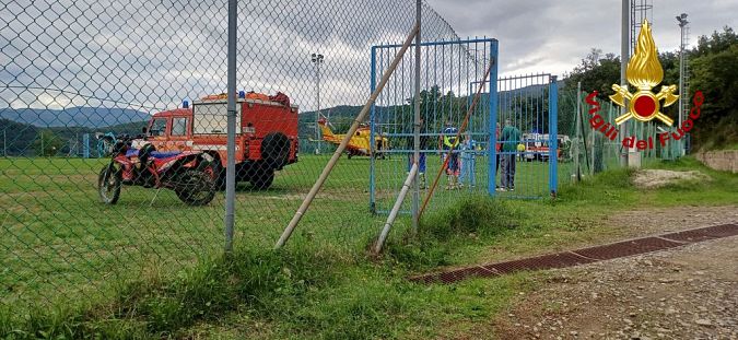 vigili del fuoco e ambulanza