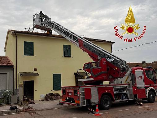 Il tetto scoperchiato a Grosseto