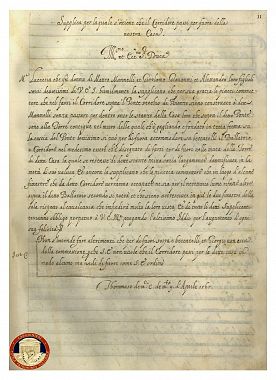 Una pagina del volume