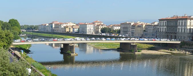 Il ponte Vespucci a Firenze