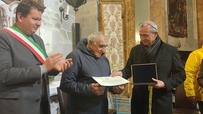 Il premio a Pietro Frullani