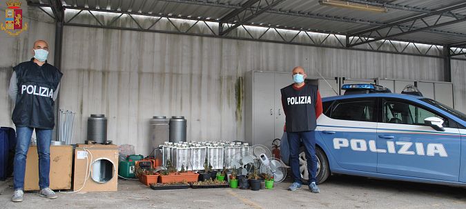 Operazione del commissariato di Polizia di Pontedera