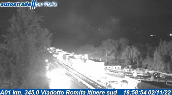 Webcam Autostrade per l'Italia (screenshot video)