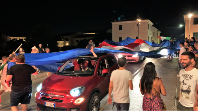 Italia campione d'Europa, la festa a Pontedera 3