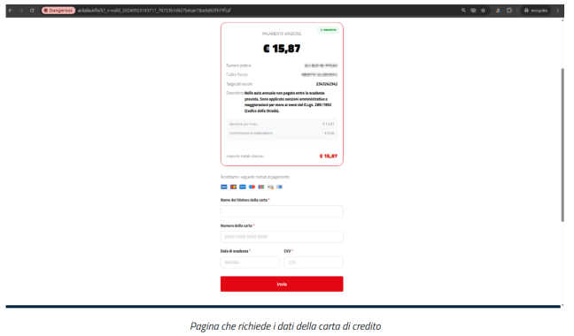 La schermata finale