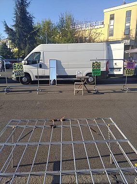 Gli ambulanti in protesta a Pistoia 3 (foto da Fb)