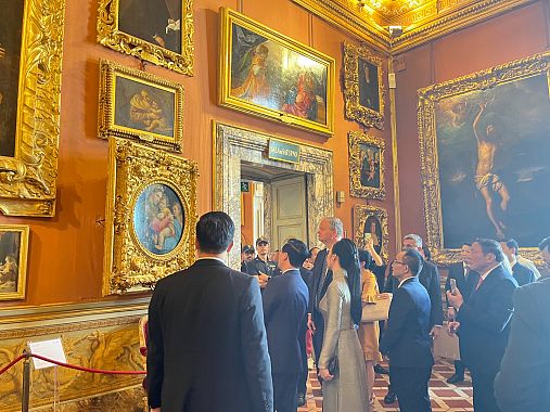 La visita a Palazzo Pitti