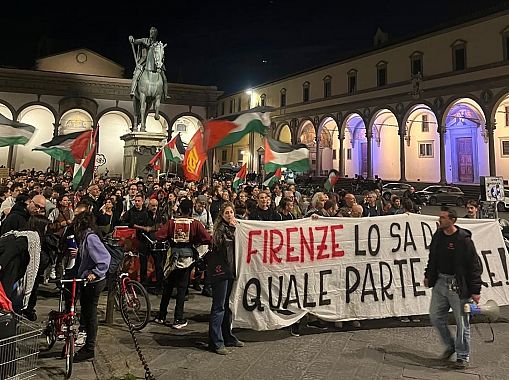 La manifestazione a Firenze