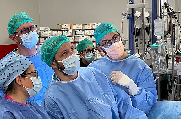 I chirurghi in sala operatoria