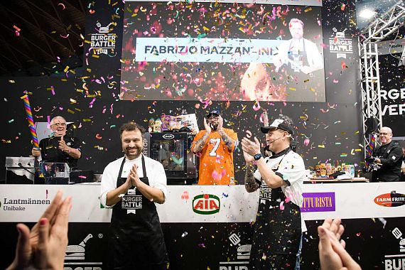 Fabrizio Mazzantini ha vinto il Burger Battle 