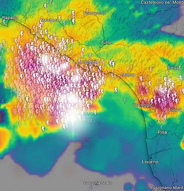 mappa fronte temporalesco
