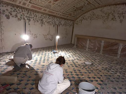 Il restauro degli interni