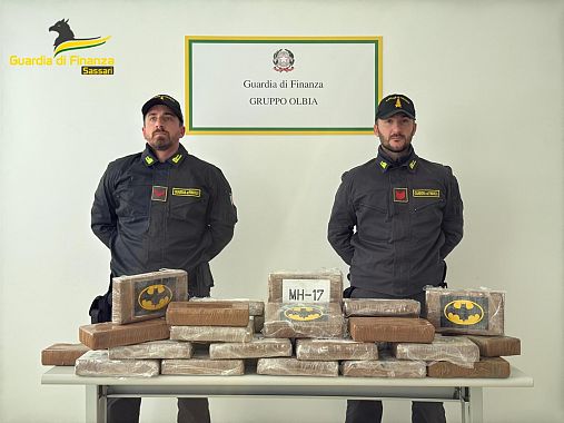 La cocaina trasportata dal giovane arrestato