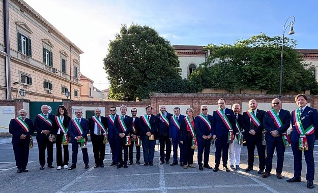La delegazione toscana ai Fori Imperiali a Roma
