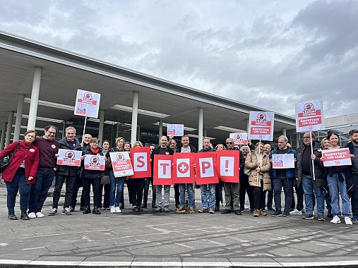 Il flash mob a Careggi