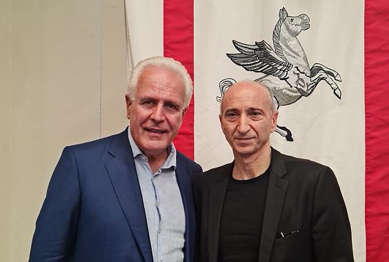 Eugenio Giani e Armando Punzo