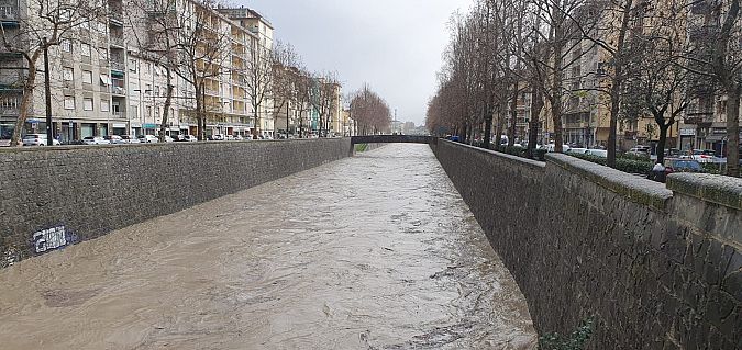 Le condizioni del torrente Mugnone a Firenze