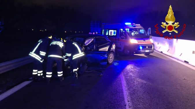 Il luogo dell'incidente a Sansepolcro