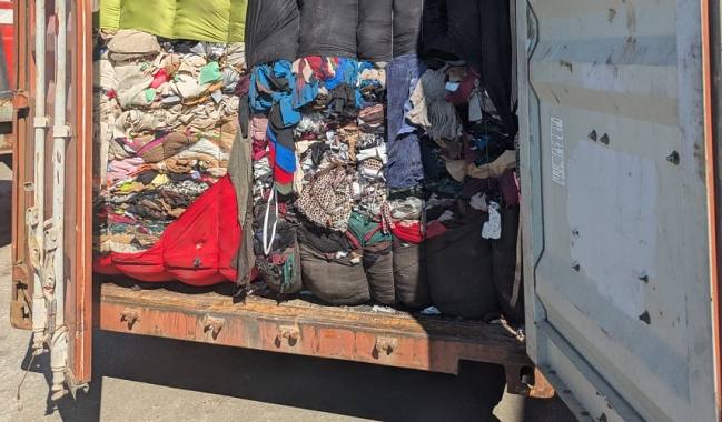 L'interno di uno dei container