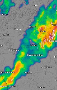 La linea temporalesca alle 9,30