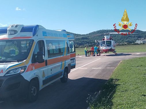 elicottero drago e ambulanza